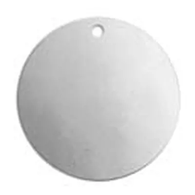 ImpressArt Aluminium Round Disc 12mm Stamping Blank Pack of 20 Pierced Holed