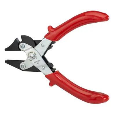 Maun Flat Nose With Side Cutter 160mm/6.5&quot; Parallel Action, With Serrated Jaws, For Hard Wi