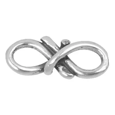 Sterling Silver Figure Of 8 Link, Pack of 10, 13x5mm, Spacer Link