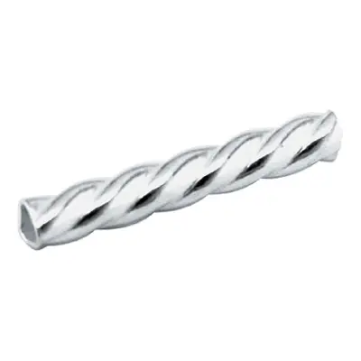 Sterling Silver Twist Round 10x1.5mm Tube Beads Pack of 25 0.8mm Hole Diameter