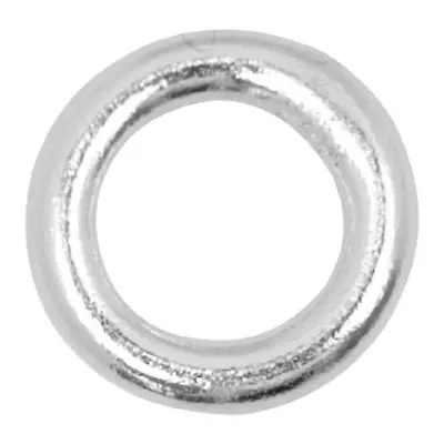 Sterling Silver 5mm Closed, Pack of 10, Jump Rings, 5mm Diameter X 1.0mm Round Wire