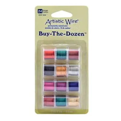 Beadalon Artistic Wire, 24 Gauge, Tarnish Resistant, Buy-the-dozen, ACLS, 0.51mm X 4.5m Each