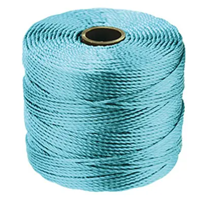 Beadsmith S-lon Bead Cord Aqua Tex 210 Gauge #18 70m