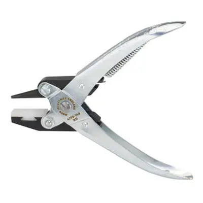 Maun Round/flat Nose Pliers 140mm/5.5&quot; Parallel Action, With Nylon Jaw