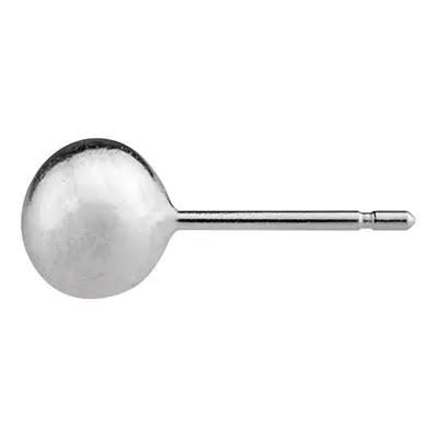 9ct White Gold Ball Stud 6mm, 100% Recycled Gold