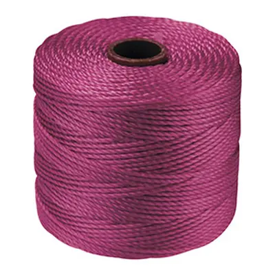 Beadsmith S-lon Bead Cord Magenta Tex 210 Gauge #18 70m