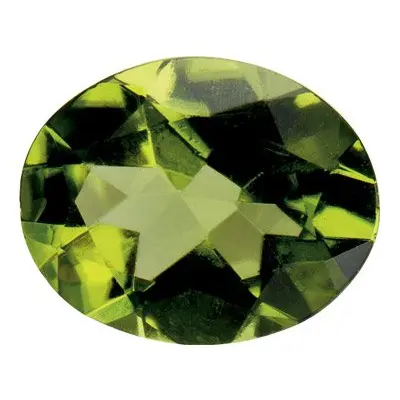 Peridot, Oval, 8x6mm