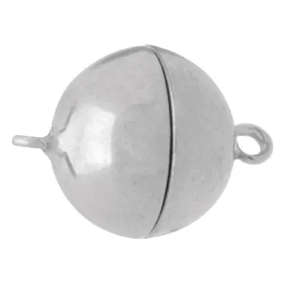 Sterling Silver Magnetic Clasp 12mm Ball