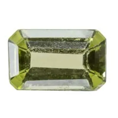 Peridot, Octagon, 6x4mm