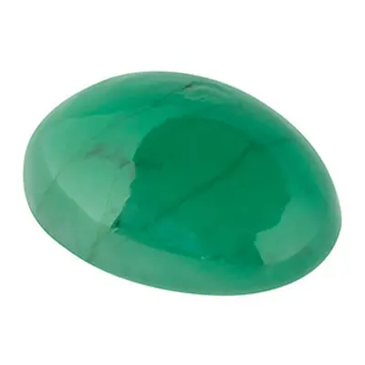 Emerald, Oval Cabochon, 7x5mm