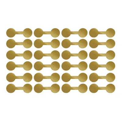 Gold Dumbbell Jewellery Labels Pack of 144 12mm X 35mm