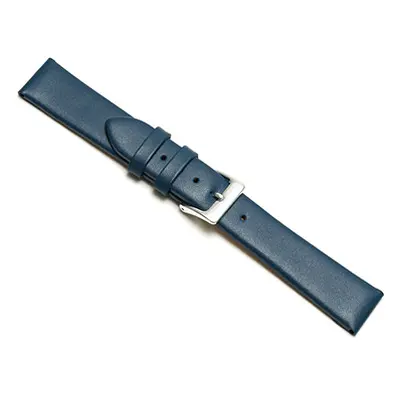 Dark Blue Calf Watch Strap 14mm Genuine Leather