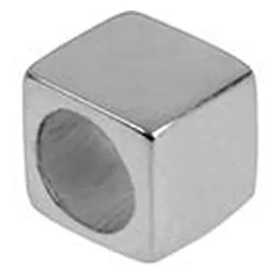 Sterling Silver Cube 4mm Stamping Blank Pack of 3