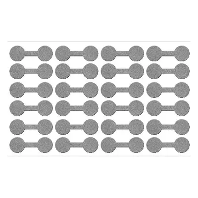 Silver Dumbbell Jewellery Labels Pack of 144 12mm X 35mm