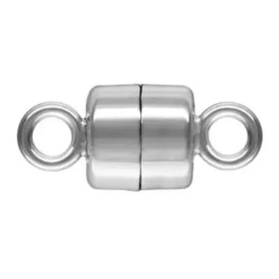 Sterling Silver Magnetic Clasp Round 4.5mm