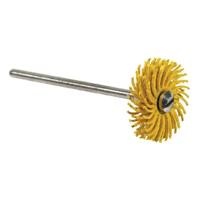 3M Radial Abrasive Disc Coarse Yellow 19mm With Mandrel