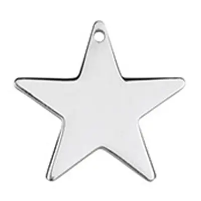 Sterling Silver Star 15mm Stamping Blank Pack of 3