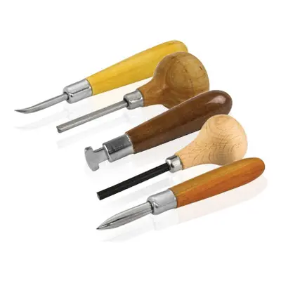 Jewellers Complete Stone Setting Tools Set Of Pushers, Rockers And Burnishers, Set Of 5