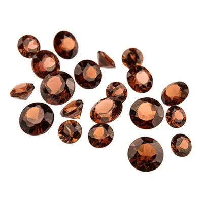 Garnet, Round, 3mm+ Mixed Sizes, Pack of 20