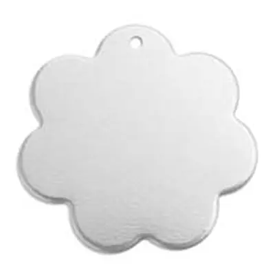 ImpressArt Aluminium Flower 16mm Stamping Blank Pack of 15 Pierced Hole