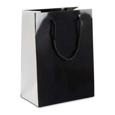 Black Monochrome Gift Bag Medium Pack of 10