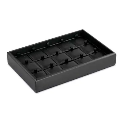 Stackable Black Earring Presentation Tray 22x14x3.9cm