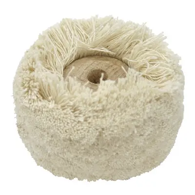 Wool Mop 3&quot;x2&quot; Fine Thread Wooden Centre