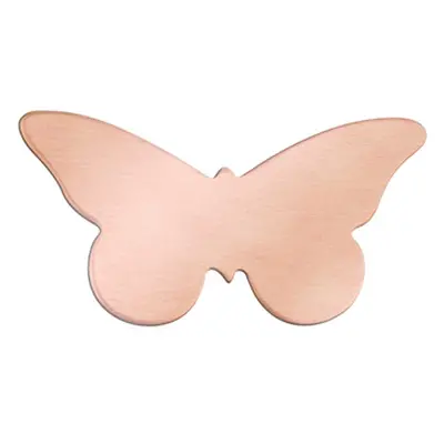 Copper Blanks Butterfly Pack of 6 35mm X 18mm X 0.9mm