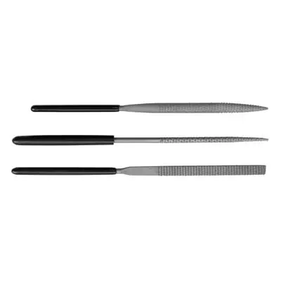 Wax Needle File, Set Of 3, Comfort Grip