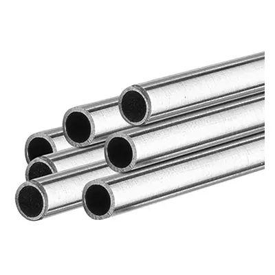 9ct White Gold Tube, Ref 3, Outside Diameter 4.0mm, Inside Diameter 3.0mm, 0.5mm Wall Thickness,