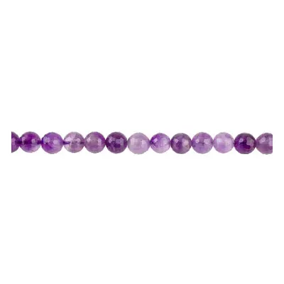 Amethyst Semi Precious Faceted Round Beads 8mm, 16&quot;/40cm Strand