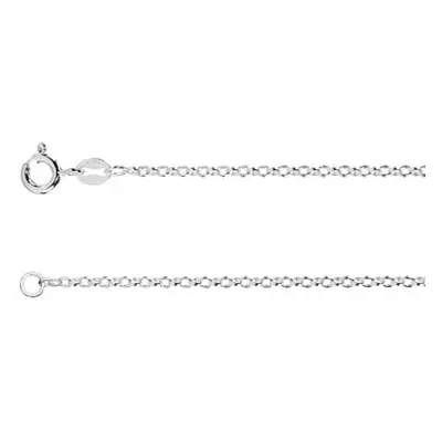 Sterling Silver 1.7mm Belcher Chain 30&quot;/76cm Unhallmarked 100% Recycled Silver