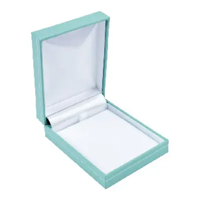 Turquoise Leatherette Pendant Box