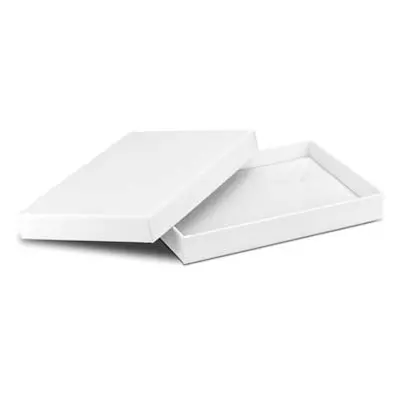 White Card Soft Touch Necklace Box