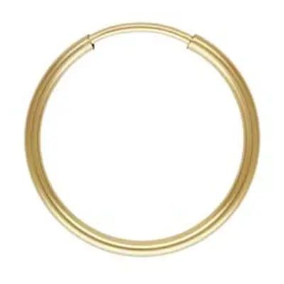 Gold Filled Endless Hoops 17mm Pack of 2