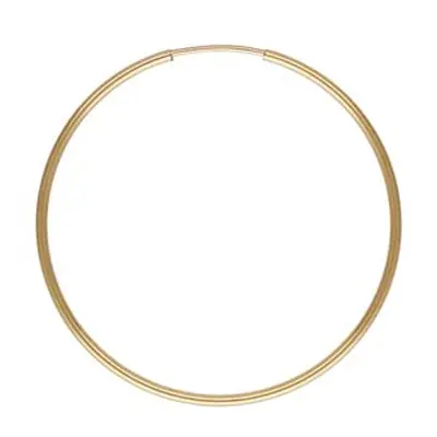 Gold Filled Endless Hoops 38mm Pack of 2