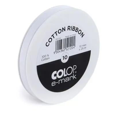 COLOP e-mark go Ribbon 10mm X 25m, 100% Cotton