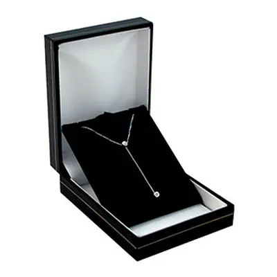 Black Leatherette Pendant Box