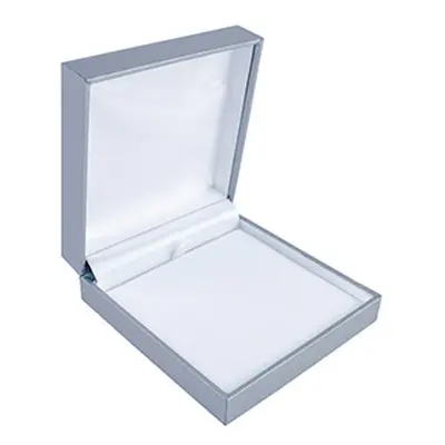 Silver Leatherette Pendant Box