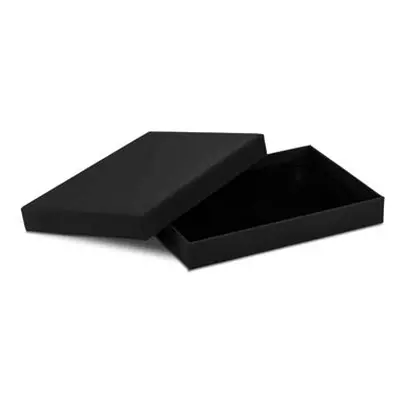 Black Card Soft Touch Necklace Box