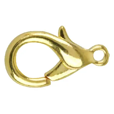 Gold Plated Oval Trigger Clasp 19mm Pack of 10