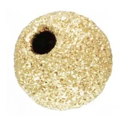 Gold Filled Bead Laser Cut 5mm 2 Hole Frosted/sparkle Finish Pack of 5