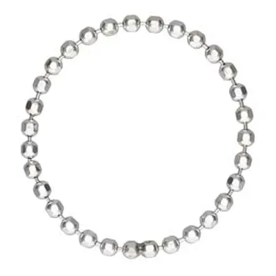 Sterling Silver Bead Chain Ring 1.5mm Size M - N