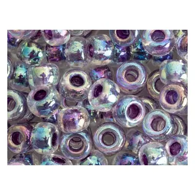 Miyuki 6/0 Round Seed Beads Seed Beads Amethyst Lined Crystal Ab 20g Tube, Miyuki Code 274