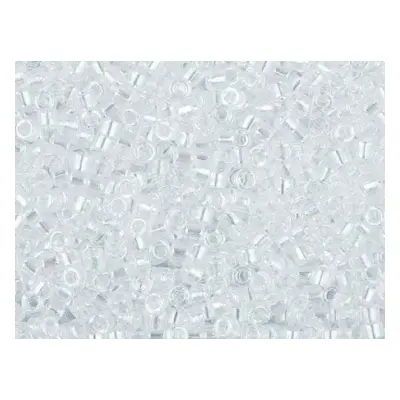 Miyuki 11/0 Delica Seed Beads Crystal Ab 7.2g Tube, Miyuki Code Db051