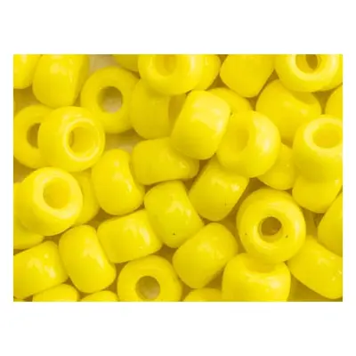 Miyuki 6/0 Round Seed Beads Seed Beads Opaque Yellow 20g Tube, Miyuki Code 404