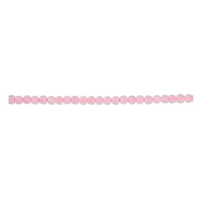 Rose Quartz Semi Precious Round Beads 4mm, 16&quot;/40cm Strand