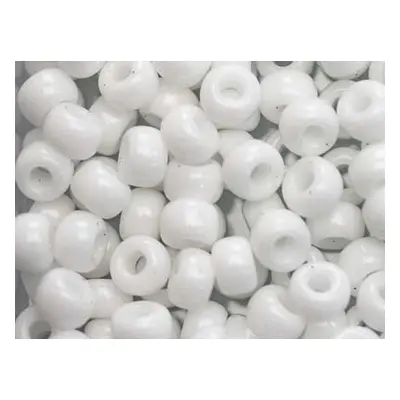 Miyuki 6/0 Round Seed Beads Seed Beads Opaque White 20g Tube, Miyuki Code 402