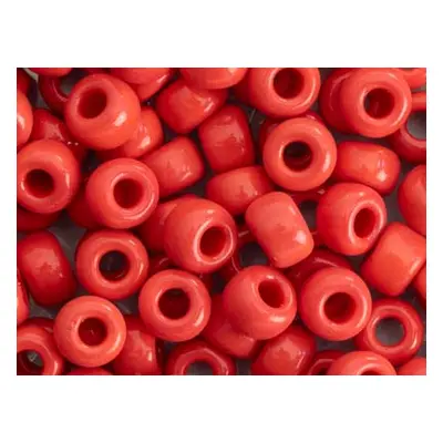 Miyuki 6/0 Round Seed Beads Seed Beads Opaque Red 20g Tube, Miyuki Code 408