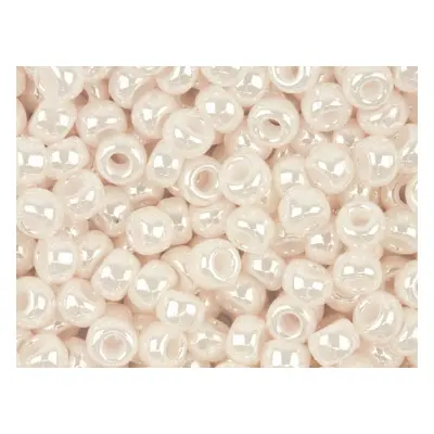 Miyuki 8/0 Round Seed Beads Antique Ivory Pearl Ceylon 22g Tube, Miyuki Code 592